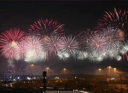 怀集县焰火晚会